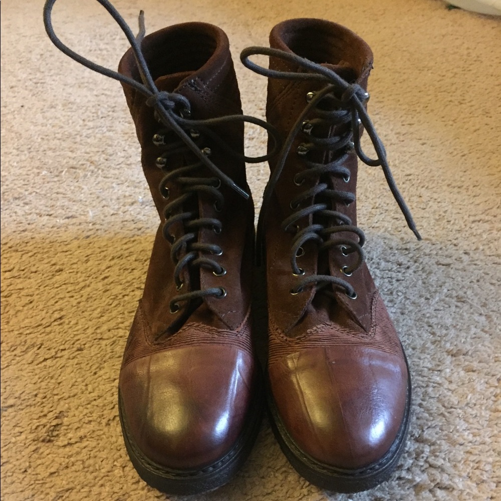 Free People Lace up boots